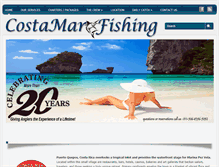 Tablet Screenshot of costamarfishing.com